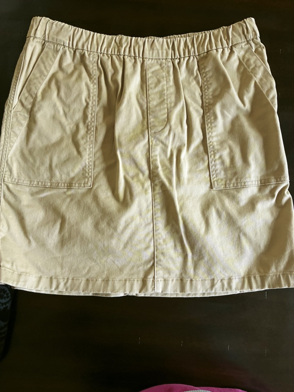 Lands' End khaki skort, sz. 14